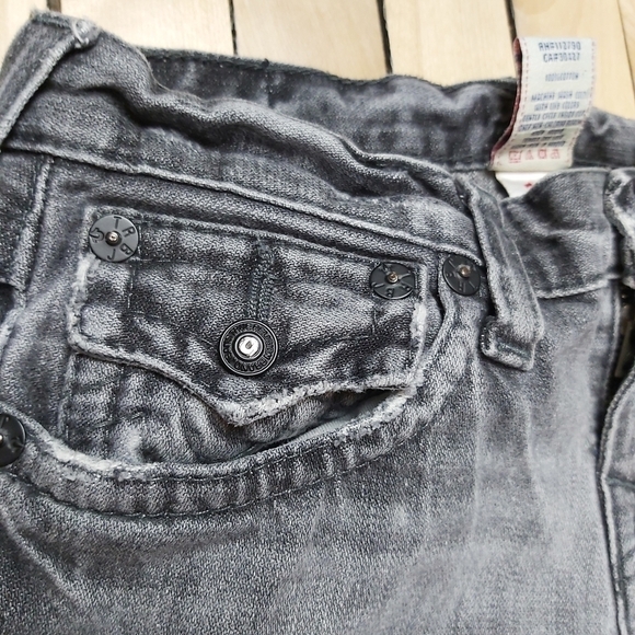𝅺📣2/40$📣 True Religion distress gray jeans - Picture 2 of 9